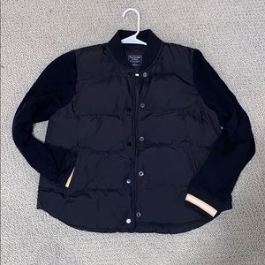 Abercrombie varsity bomber jacket